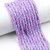 Contas de Argila Macia 6mm Cor Camuflada Espaçador diy Pulseira Colar Acessórios Espaçador Tubo Redondo Tira de Cordão de Argila Macia Bicolor