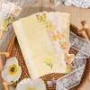 Flores de Papel Material Momo Serie Danza de Mariposas Ins Mariposa Diario Base Decorativa DIY Pegatinas 30 Hojas en 6 Diseños