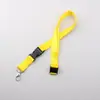 Cordón largo colorido desmontable con hebilla para control de acceso al campus estudiantil, llaves, credenciales de trabajo y etiquetas de cámara
