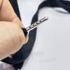 Corda com Ponta de Bala de Aço Inoxidável Boca Dentada de Quatro Pontos de Aço Inoxidável Ponteira de Metal para Cadarço Cordão para Calça Cordão para Chapéu Cordão para Moletom
