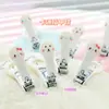 Cortauñas Creativos de Dibujos Animados con Expresiones Lindas, Portátiles y Elegantes, Tijeras para Uñas Anti-Salpicaduras, Herramientas para Manicura y Recorte de Uñas