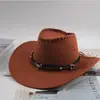 Sombreros Vaqueros Occidentales para Hombres y Mujeres en Primavera y Verano Viajes al Aire Libre Fotografía Sombrilla Sombreros de Caballero Sombreros de Jazz de Ala Ancha de Ultramar