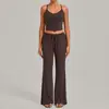 Conjunto Deportivo QiuSha para Yoga con Chaleco Secado Rápido Espalda Bonita Conjunto Deportivo Casual para Correr Fitness 5276+1011