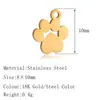 Transfronterizo Nuevo Acero Inoxidable Vacío Electrochapado Pequeño Colgante Animal Marino Tropical DIY Joyería Accesorios Pulido