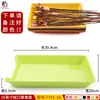 Mesa de Restaurante de Hot Pot de Autoservicio Vajilla melamina Comercial Creativo Plato de Cuerda Plato para Barbacoa Cubo para Verduras Bol Bol para Salsas