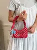 2026 Nuevo Bolso de Hombro de Moda para Mujer, Lindo, de Lunares con Lazo, Cadena Cruzado, Bolso Nube