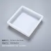Molde de Silicona Geométrico de Resina de Cristal DIY Adorno Rectangular Grande Bandeja de Decoración de Micro Paisaje