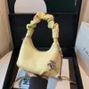 Bolsas de Nicho para Mulheres 2025 Nova Moda Tendência Alta Qualidade Bolsa Nuvem Bolsa de Ombro Único Transversal Bolsa Franzida