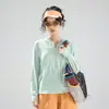 Nueva Ropa de Verano de Seda de Hielo con Protección Solar para Mujer, Ligera, Transpirable, Chaqueta con Protección Solar Anti-UV para Hombre, Se Puede Personalizar