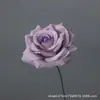 Flor de Rosa Artificial de Tallo de Hierro de Cabeza Única Materiales de Decoración de Bodas Tienda de Centro Comercial al por Mayor Pared de Flores para Paisajismo Flores Artificiales