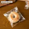 Bolsa de Embalaje para Pan Bagel, Tostada de Donut, Bolsa Pequeña Transparente para Comida, Horneado de Galletas, Bolsa de Embalaje Individual Auto Sellante