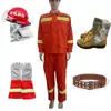Suministro Directo de Fábrica Algodón Ropa Ignífuga para Incendios Forestales Bombero Retardante de Llama Rescate de Incendios Juego de Ropa Ignífuga de Cinco Piezas