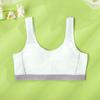 Roupa íntima de Gaze Leve e Respirável para Meninas, Sutiã Esportivo Stretch para Estudantes, Regata Confortável e Bonita para Desenvolvimento das Costas