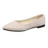 Zapatos Planos para Mujer 2026 Primavera/Verano Nuevo Estilo Puntiagudos Poco Profundos Mocasines Gamuza Talla Grande Zapatos de Mujer Exportación Zapatos de Trabajo