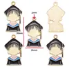 Temporada de Graduación DIY Aleación con Goteo de Aceite Uniforme de Licenciatura Accesorios para Birrete Colgante para Bolso Llavero Colgante Decorativo W442