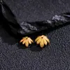 Bandeja de Flor de Crisantemo Chapada en Oro Plata S925 Accesorios Pequeños DIY Moda Nueva Chinoiserie Elegante Versátil Accesorios de Bandeja de Flor