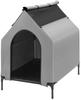 Cama Elevada para Cães, Cama para Animais de Estimação, Cama de Acampamento com Quebra-Sol, Tenda Externa para Animais de Estimação, Ninho Portátil Respirável, Versão Atualizada