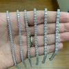 Pulsera de Tenis Explosiva de Venta Caliente Transfronteriza de Amazon para Mujer Chapada en Oro Real con Zirconia Pulsera al por Mayor Pulsera de Diamantes Completa s5650