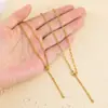 1/5 Cadena Ovalada de Acero Inoxidable Hecha a Mano con Cadena de Extensión de Langosta, Collar Pulsera de Joyería DIY Simple Producto Terminado