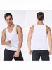 Camiseta sin mangas ajustada de estilo americano casual para hombre, comercio exterior transfronterizo de Amazon, para fitness, deportes, capa base, running y entrenamiento, sin mangas