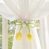 Tiras para Cortinas, Hebillas Magnéticas de Perlas, Tiras para Cortinas de Gasa Tulipán, Accesorios Creativos de Decoración para Cortinas, Cuerdas de Recogida, Hebillas para Cortinas
