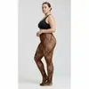 Medias de Rejilla con Tirantes Empalmados, Malla Negra Hueca Transpirable Estilo Europeo y Americano Medias de Halloween para Mujer