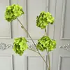 Hortênsia sonho de 4 cabeças flor de simulação de casamento layout de cena de casamento parede de flores bola de flores arranjo de flores hortênsia de simulação flor falsa