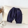 Pantalones Casuales Bordados para Niños de 0 a 5 Años Otoño Ropa Infantil de Corea del Sur Moda para Niños Alfabeto Combinan con Todo Pantalones Cómodos Bebé