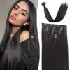 Set de Peluca Europea y Americana de Siete Piezas de Cabello Largo y Liso Transfronterizo para Aumentar el Volumen del Cabello, Extensiones de Cabello de Peluca Natural Invisibles