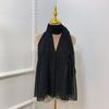 2021Loriya com Lenço de Cabeça Lr439 Lenço de Cabeça Aliexpress Lenço de Cabeça Liso Tamanho Extra Grande