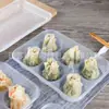 Caja desechable para bollos al vapor rellenos 4 6 caja de embalaje de venta extra Caja de almuerzo para bollos al vapor pequeños pastel de trigo horneado bolsa para sopa caja para llevar caja para fritos