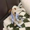 Nuevo Llavero de Perro Handdog para Bata de Baño Colgante de Peluche Juguete de Peluche de Dibujos Animados Lindo Muñeco Colgante para Bolso