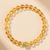 Pulsera de la Fortuna de Citrino Brasileño Femenina Jade Hetian Natural Cuentas de Transferencia Pulsera Regalo de Este Año para Novias