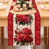 Amazon Novo Caminho de Mesa Dia dos Namorados Linho Toalha de Mesa Estampada Decoração de Casa Sofá Festa Decoração de Atmosfera Festiva