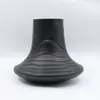 Vaso de resina moderno, simple y creativo, con textura, modelo para arreglo floral, oficina de ventas, escritorio, mesa de café, decoración suave