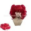 Peluca Cruzada Pelirroja Rizada Doble Coleta para Niñas Poppy Playtime 2026
