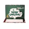 Cartão de Natal transfronteiriço personalizado tridimensional 3D para enviar a funcionários, clientes, crianças, cartão de feriado criativo, logotipo personalizado