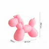Decoración de Pastel Linda Caricatura Plástico Globo Caballo Adornos Cumpleaños Niños Decoración Horneado Globo Lazo Enchufe