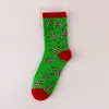 Meias de Natal Amazon Transfronteiriças Meia-Calça Outono e Inverno Aconchegantes e Quentes Desenho Animado Meias Longas 2026 Papai Noel Rena