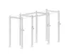 Rack de Entrenamiento Cf Rack de Entrenamiento Fitness Multifuncional Press de Banco Rack para Sentadillas Columna de Acero Inoxidable Equipo para Gimnasio Privado