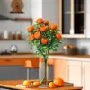 Fruta Simulada Naranja Fruta y Verdura Naranja Anti-Real Fresa Acebo Limón Granada Ramo Fruta de la Fortuna Adornos Decorativos