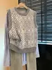 Elegante chaleco de punto para mujer con bloques de color otoñales e invernales y estampado de rombos, adecuado como capa interior, jersey sin mangas