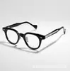 Óculos de Armação Pequena Feitos à Mão Estilo Japonês Otw6004 Oval Retrô Estilo Celebridade da Internet, Compatível com Lentes de Grau, Armação de Óculos de Acetato