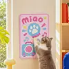 Placa arranhadora de sisal para gatos estilo musical da moda, protetor de parede resistente ao desgaste, teclado de disco de guitarra, acessório arranhador de parede para sala de estar