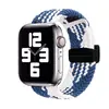 Adequado para pulseira apple iwatch apple ajustável trançada 8 pulseira apple fivela dobrável sucção magnética pulseira ultar