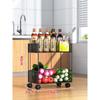 Estante de almacenamiento de cocina, estante de almacenamiento de piso de múltiples capas, canasta de verduras, gabinete de piso, carrito de refrigerios, canasta de alimentos, artefacto