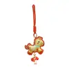 Saquito Año del Caballo Regalo de Año Nuevo Esencial Múltiples Estilos para Familiares Amigos Colegas Colgante de Cochecito de Caballo Pequeño Amuleto Regalo