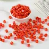 Dopamina Coloridos 6mm Cerámica Cuadrado Pequeño Cuentas Sueltas DIY Pulsera Collar Cadena de Teléfono Móvil Joyería con Cuentas Accesorios