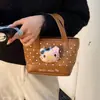 Moda Lindo Nicho Femenino Diario Chica 2026 Otoño/Invierno Dibujos Animados Bolso de Hombro Único Nuevo Bolso Cruzado de Lunares