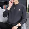 Camiseta de manga larga y cuello redondo para hombre, suéter de marca de moda, camisa holgada, top informal de moda para uso exterior, primavera y otoño.
